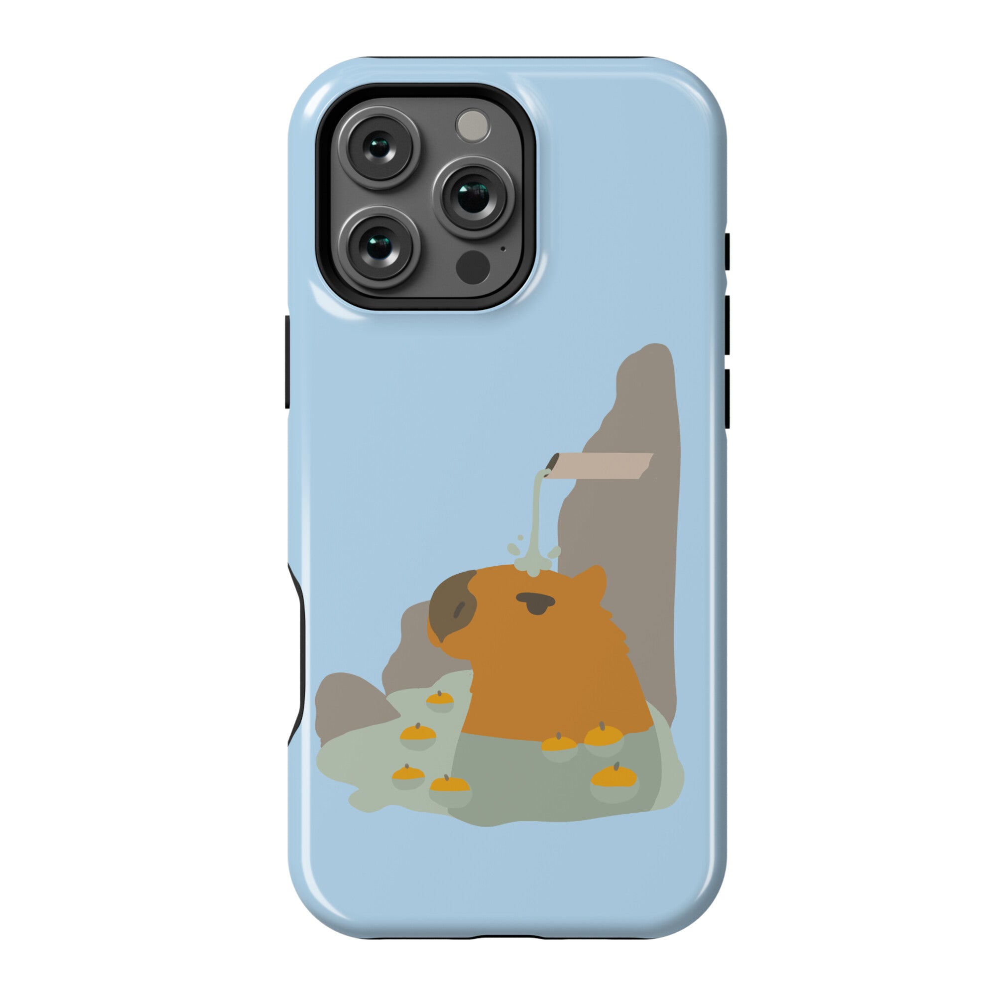 Capybara Hot Spring Phone Case